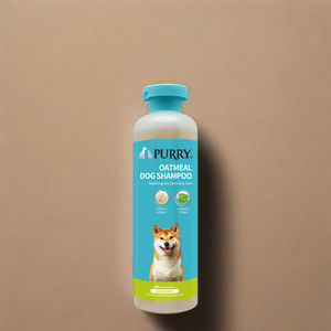 Champú de avena Purry para perros, productos de plástico para limpieza y aseo de mascotas con buen olor, elimina las manchas de olor para uso en baños - Product Image 2