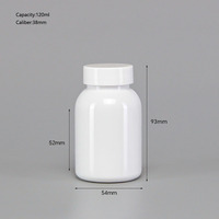 Bouteilles de médicaments et de vitamines en HDPE blanc de qualité alimentaire pour capsules pharmaceutiques – Prix de gros