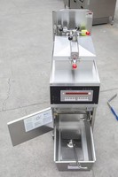 Nouvelle friteuse à pression électrique 25L 380V 50Hz 13.5KW avec panneau de commande manuel pour poulet