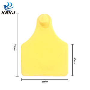 KED KD503B2 rancho de ganado anti-uv en blanco TPU seguro Etiqueta de oreja de ganado - Product Image 1