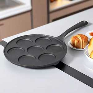 Poêle à frire en fonte pré-assaisonnée de 23 cm pour œufs, crêpes et galettes - Product Image 6