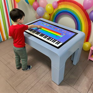 Đầy Màu sắc 32 \ "43 \" 55 inch cảm ứng thông minh Bảng cho trẻ em tương tác giáo dục không thấm nước trò chơi với hình ảnh động hiển thị - Product Image 2