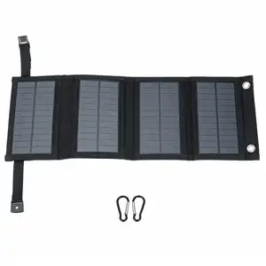 Panel de carga Solar plegable, cambiante USB, para autocaravanas, generador Solar de 10W con Panel Solar plegable