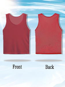 High Quality Polyester Soccer Training <b>Bibs</b> Breathable Mesh <b>Football</b> Pinnies For Team Training OEM Service Available - Product Image 4