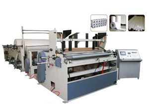 Papel higiénico baño tejido Toilte rollo de papel de corte de papel de la máquina de progreso producto máquinas precio - Product Image 3