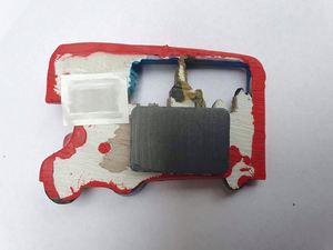 Modern Red <b>London</b> Bus Collage Fridge Magnet Souvenir Souvenir Resin Magnetic <b>Sticker</b> Gift Medium Shape Style - Product Image 5