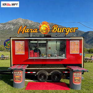 Carrito de Hot Dogs Multifuncional Prefabricado con Equipo de Cocina de Fibra de Vidrio y Aluminio para Uso Comercial en Exteriores - Product Image 4