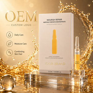 เซรั่มบำรุงผิวหน้าแบบแอมพูลขายส่ง สูตรเพิ่มความชุ่มชื้น รับผลิตแบบ OEM พร้อมโลโก้สินค้าตามสั่ง - Product Image 1