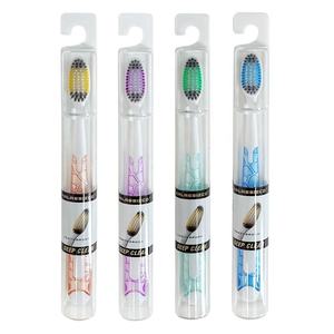10000 + Cerda Toothbrush Manual Extra Macio com Tubo De Plástico BPA Free Home Use 12 PCS/Box Alta Qualidade - Product Image 5