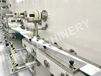 Machine de fabrication de tampons menstruels entièrement automatique Ligne de production de serviettes hygiéniques Machine de fabrication de tampons