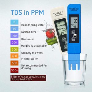 Set di combinazione Tester di qualità dell'acqua, TDS dell'acqua & <span class=keywords><strong>PH</strong></span> Meter per uso idroponico - Product Image 5