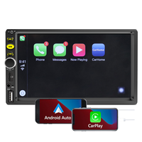 Autoradio Bluetooth double DIN 7 pouces, Carplay sans fil, Android Auto, radio FM, USB, lecteur MP5 universel pour voiture