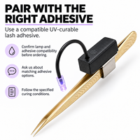 Machine de polymérisation UV rechargeable mini pour colle à cils, portable, pour salon de beauté, fournisseur en gros