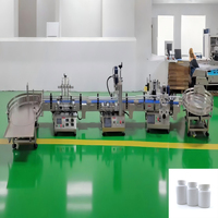 Machine de remplissage de liquide électrique entièrement automatique pour bouteilles avec pompe et roulement, facile à utiliser