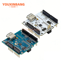 USB Host Shield תואם ל-ADK מתאים למודול לוח פיתוח UNO MAX3421