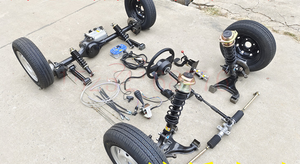 DIY модифицированный Электрический четырехколесный автомобиль <span class=keywords><strong>Go</strong></span>-<span class=keywords><strong>kart</strong></span> аксессуары Передняя подвеска рулевой дифференциальный вал трансмиссионный двигатель - Product Image 3