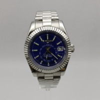 Montres automatiques mécaniques de luxe pour hommes, avec logo personnalisé OEM, mouvement japonais NH35, étanches, en acier inoxydable, pour plongée