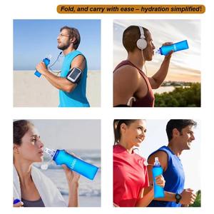 Flacon souple pliable durable et portable pour le sport Matériau TPU Idéal pour la course et les aventures en plein air - Product Image 6