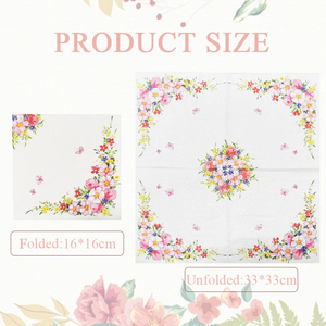 Servilleta <span class=keywords><strong>de</strong></span> <span class=keywords><strong>papel</strong></span> personalizada diseño <span class=keywords><strong>de</strong></span> flores desechables servilleta degradable <span class=keywords><strong>para</strong></span> cenas familiares y decoración <span class=keywords><strong>de</strong></span> vajilla <span class=keywords><strong>de</strong></span> fiesta - Product Image 6