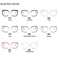 Lunettes optiques de haute qualité 2024, lunettes de mode anti-lumière bleue populaires pour femmes