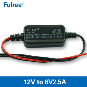 Convertidor Reductor de Voltaje DC-DC de 12V a 5V, Diseño Ultrafino Fulree, Adaptador de Corriente para Vehículos, para Cámaras de Coche, DVR, con Múltiples Salidas - Product Image 4