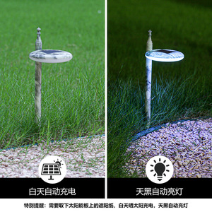 Luces Solares para Jardín, Lámpara LED Impermeable para Caminos, Decoración de Patio y Césped con Panel Solar, Garantía de 3 Años - Product Image 4
