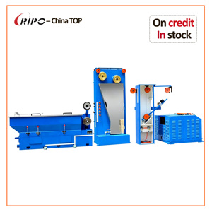 Machine de tréfilage intermédiaire et d'anneautage continu à double tête à vis unique haute productivité RIPO 380V 3.8kW - Product Image 1