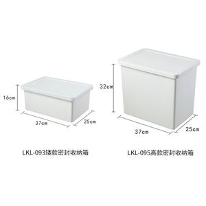 <b>Storage</b> Boxes With Lids Rectangular <b>Stackable</b> For <b>Wardrobe</b> Clothes Bedroom Living Room Organizing Compartments - Product Image 5