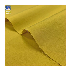 قماش قطني مخلوط A2428 بوزن 105 جرام/متر مربع، 78% قطن و22% نايلون، نقش مربعات بخط واحد 0.5 سم، قماش قطني مغسول بالرمل لقمصان وفساتين الصيف - Product Image 3