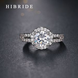 Hibide แหวนหมั้นแหวนคริสตัลสไตล์ออสเตรเลียสำหรับเป็นของขวัญสำหรับสุภาพสตรี QSP0010-135เครื่องประดับแฟชั่น - Product Image 2