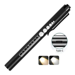 Low Price Wholesale Torch Mini Led Light Pen Flashlight With Clip Aluminium Alloy Mini Led Pen Light