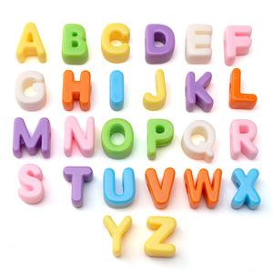 <span class=keywords><strong>10</strong></span> Cuentas Acrílicas de Moda con Orificio Grande, Números y Letras, para Hacer Pulseras Hechas a Mano, Cadenas para Teléfono, Accesorios Decorativos - Product Image 5
