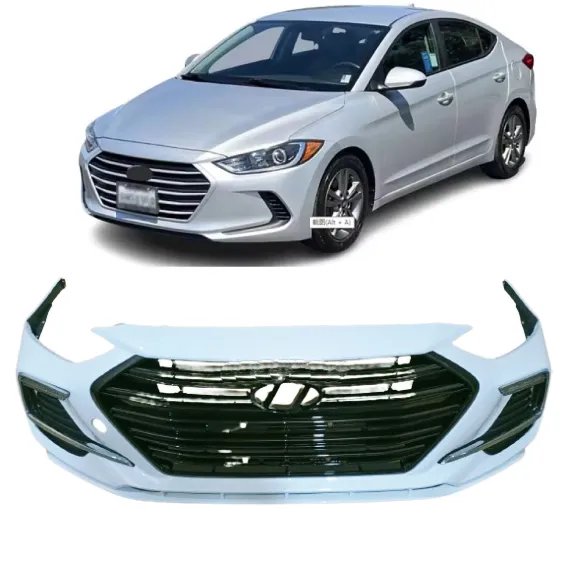 Carrosserieset Met Grille Voorbumperhoes Voor Hyundai Elantra 2017 2018 2019 Sport