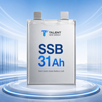 Cellule de batterie semi-solide ultra-mince 310Wh/kg 31Ah, plus de 1000 cycles, cellule NCM en pochette pour drone industriel UAV