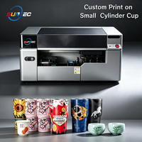 Impresora UV Rotativa Suntec, Máquina de Impresión de 360 Grados para Vasos de Acero Inoxidable, Tazas de Café, Latas de Aluminio para Bebidas