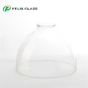 Abat-jour cylindrique en verre transparent durable, taille personnalisée, écologique, pour suspension moderne d'intérieur, couvercles de lampe faits à la main - Product Image 2