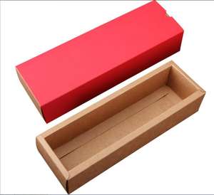 Rettangolare Marrone Nero Kraft Scorrevole Scatole per Imballaggio Sapone Riciclata Personalizzati Cartone Mestiere di Carta Cassetto Contenitore di Regalo - Product Image 1