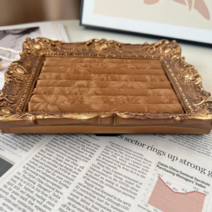 Venta al por mayor de fábrica estilo barroco marco retro antiguo cuadro rectangular enmarcado espejo - Product Image 2