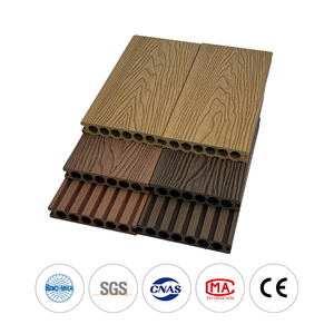 Planches de terrasse WPC Raypai modernes 140*25mm antidérapantes à âme creuse avec fixations dissimulées pour commerce et divertissement - Product Image 2