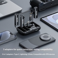 BOYALINK 2 Microphones Lavalier sans Fil Professionnels à Clipser pour Téléphone Portable, Caméra, Diffusion en Direct et Enregistrement