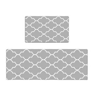 Tapete de Cocina Personalizado de PVC con Patrón de Rejilla, Resistente al Aceite, Impermeable, Antideslizante, para Uso Doméstico, Fácil de Limpiar, Acolchado - Product Image 3