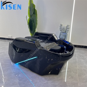 Kisen Nuevas Sillas de Champú Inteligentes de Lujo, Silla de Lavado de Cabello con Masaje Eléctrico y Spa Capilar, Máquina de Lavado de Cabello con Luz - Product Image 1