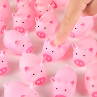 Balles anti-stress en forme de cochon, jouets sensoriels à presser et à étirer, animaux mignons, jouets fidget, balles à presser pour soulager le stress, cadeaux de fête, en matériau TPR
