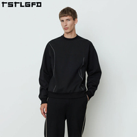 Sudadera con Capucha Personalizada, Ecológica, de Algodón Orgánico, Talla Grande para Hombre, Cortavientos, Ligera, Elástica en Cuatro Direcciones, para Invierno