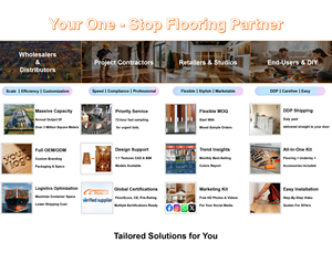 <span class=keywords><strong>Parquet</strong></span> en bois d'ingénierie brossé couleur OEM, chêne de luxe multicouche, système de pose à clipser, <span class=keywords><strong>parquet</strong></span> en chêne blanc pour villa, design feuille de lotus - Product Image 5