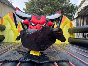 Máquina de Toro Mecánico de Grado Comercial de Alta Resistencia con Capacidad de 150 kg y Brincolín Inflable para <span class=keywords><strong>Alquiler</strong></span> a <span class=keywords><strong>Precio</strong></span> de Fábrica - Product Image 4