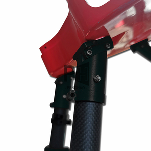 Treppiede staccabile da 18mm e <span class=keywords><strong>telaio</strong></span> pieghevole-dispositivo a sgancio rapido per droni a spruzzo, Base di montaggio UAV agricola pronta per il campo CNC - Product Image 2