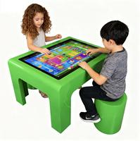 Table tactile interactive éducative Android/Windows tout métal 32/43'' étanche IP65 pour enfants avec écran capacitif
