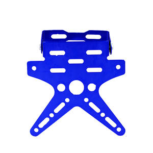 Support de plaque d'immatriculation réglable pour moto, accessoires de modification de moto usinés CNC, pièces de rechange - Product Image 2