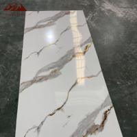 Wayon alta calidad 1220*2440*3mm impermeable cloruro de polivinilo UV hoja de mármol para decoración de pared interior baño apartamento